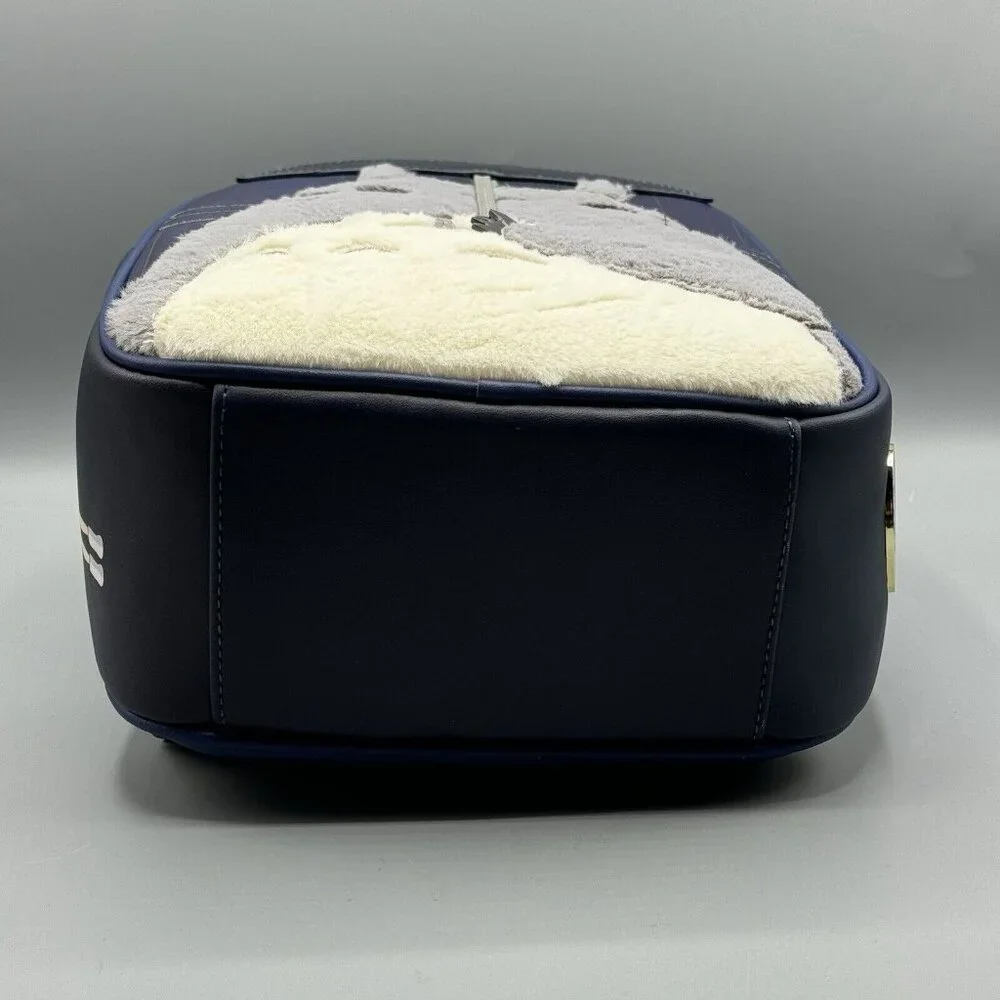 Studio Ghibli My Neighbor Totoro Umbrella Fuzzy Mini Backpack NEW - Picture 7 of 8